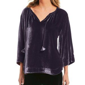 Purple SILK Velvet Sands Tie Shirt Tommy Bahama